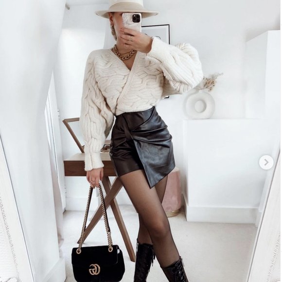 Zara Cable Knit Sweater Jacket - Picture 8 of 14